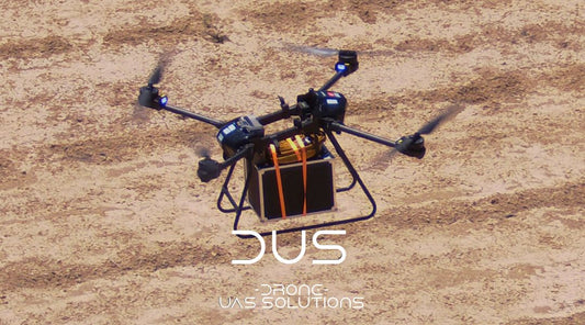 Imagen del dron de carga y logística