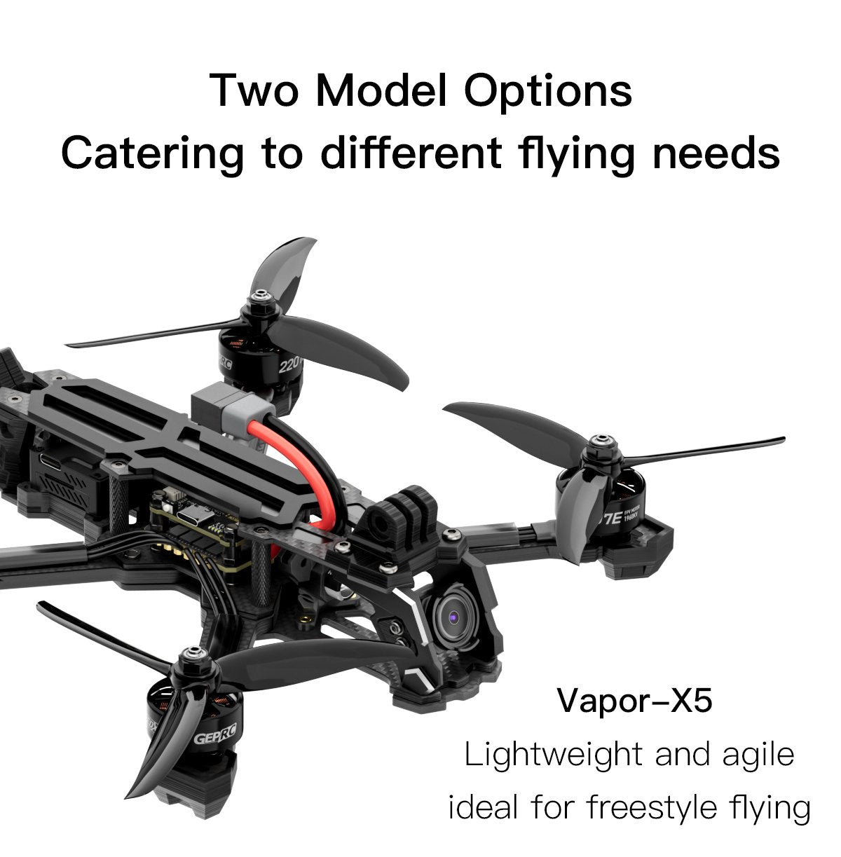 Imagen del GEPRC Vapor-D5 Analog FPV Drone