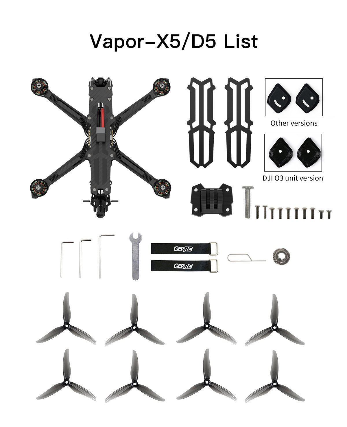 Imagen del GEPRC Vapor-D5 Analog FPV Drone