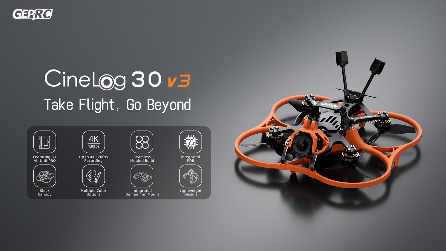 Imagen del GEPRC Cinelog30 V3 O4 Pro Quadcopter