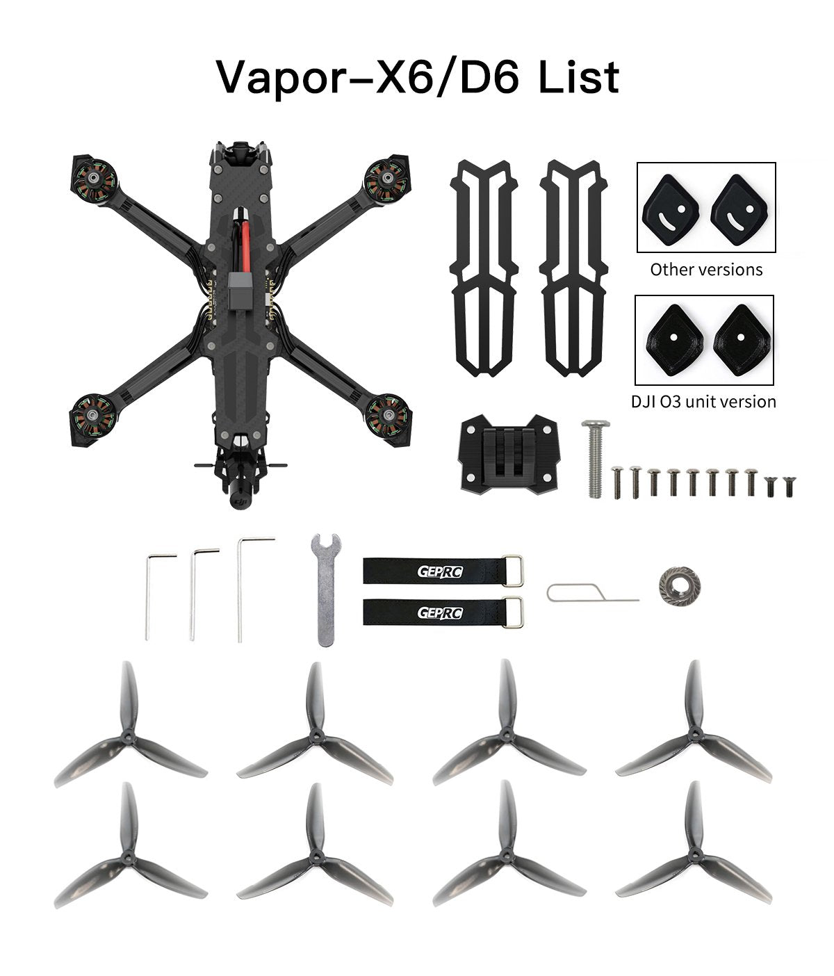 Imagen del GEPRC Vapor-D6 Analog FPV Drone