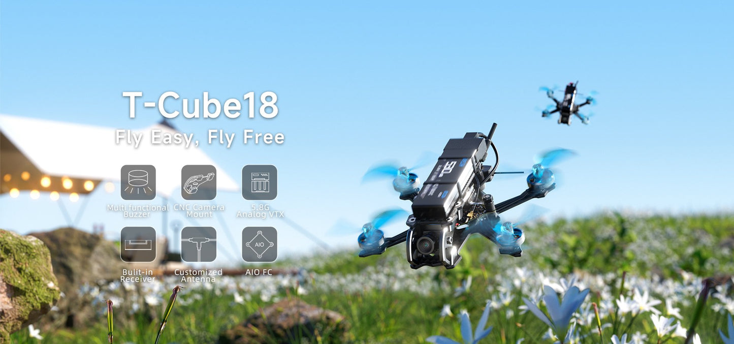 Imagen del GEPRC T-Cube18 2S HD Quadcopter