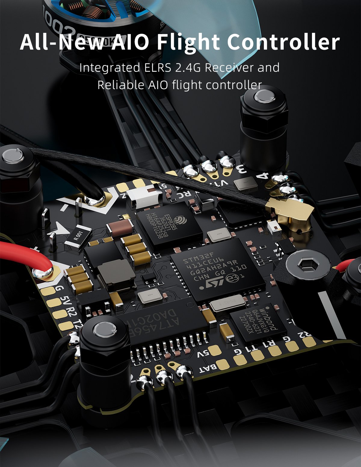 Imagen del GEPRC T-Cube18 2S HD Quadcopter