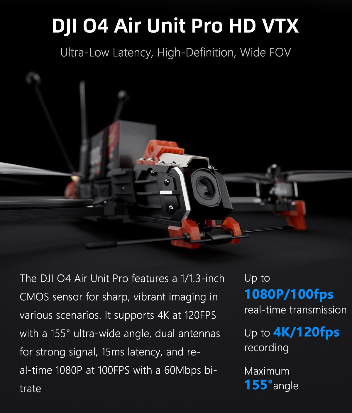 Imagen del GEPRC MOZ7 V2 Analog Long Range FPV Drone