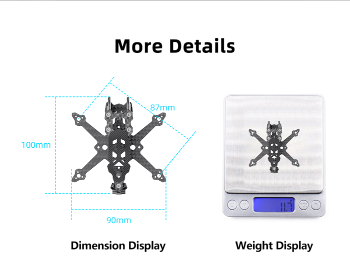 Imagen del GEPRC T-Cube18 2S HD Quadcopter