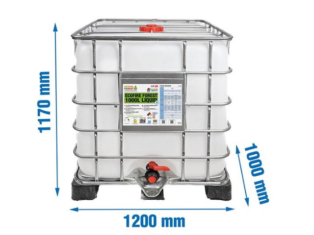 Imagen del extintor para entornos forestal 1000L