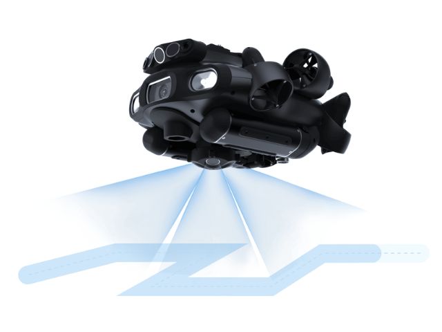 Imagen del dron Fifish E-Master de Qysea