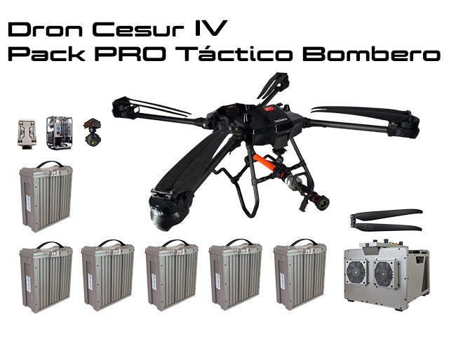 Imagen del Dron Cesur IV Pack Pro Táctico Bombero