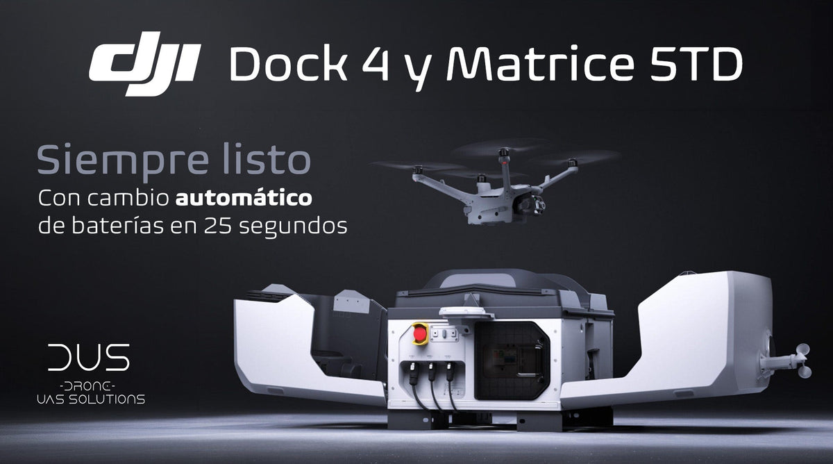DJI Dock 4 y Matrice 5TD: el primer Dock con cambio automático de baterías de DJI