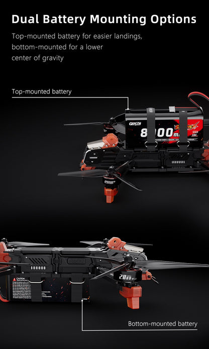 Imagen del GEPRC MOZ7 V2 Analog Long Range FPV Drone