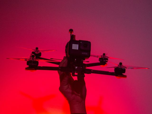 Imagen del Dron de filmación y larga distancia FPV