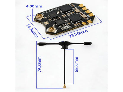 Imagen del Receptor RX – Receptor Diversity con Doble Antena para Drones FPV